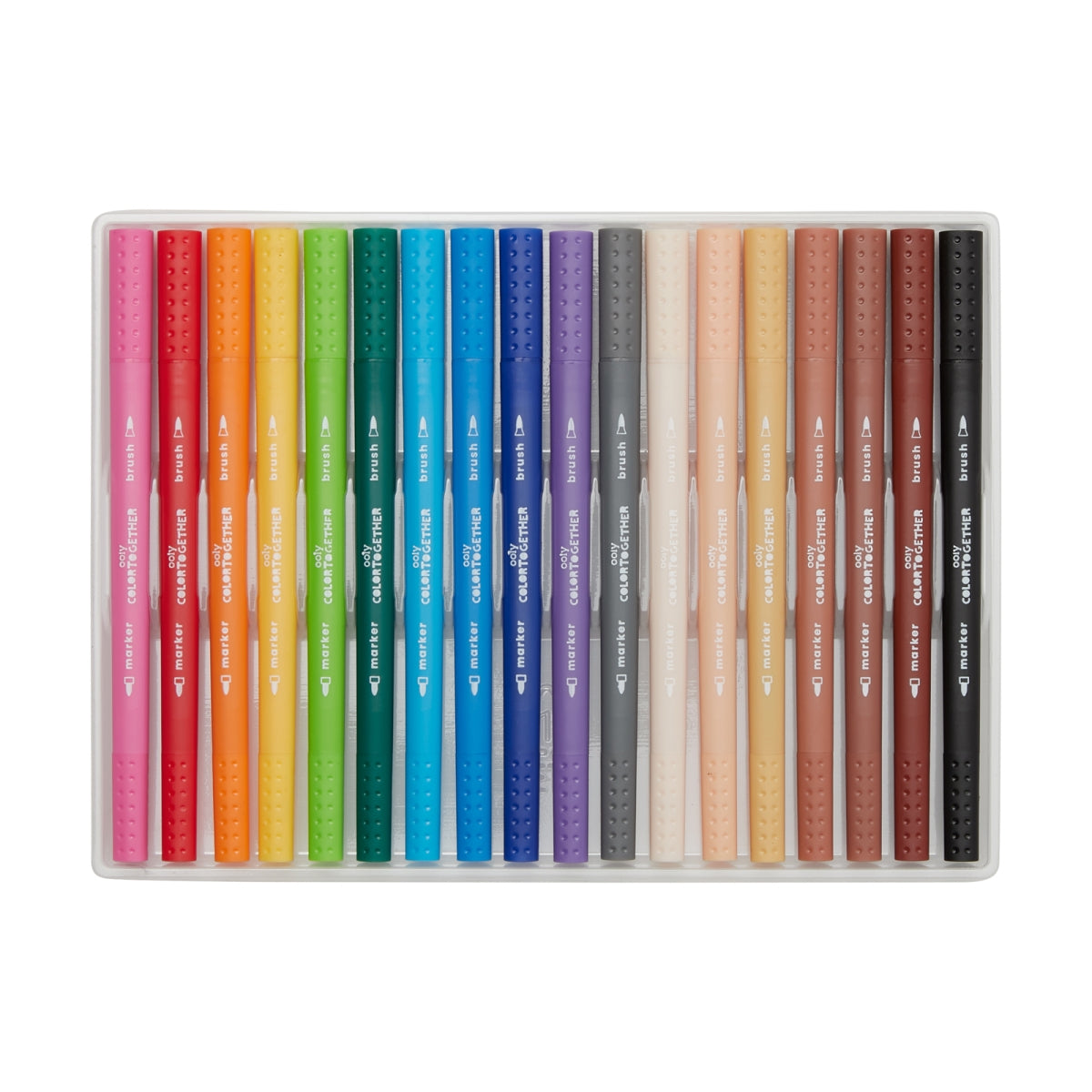 set van 18 stiften met 2 punten - color together