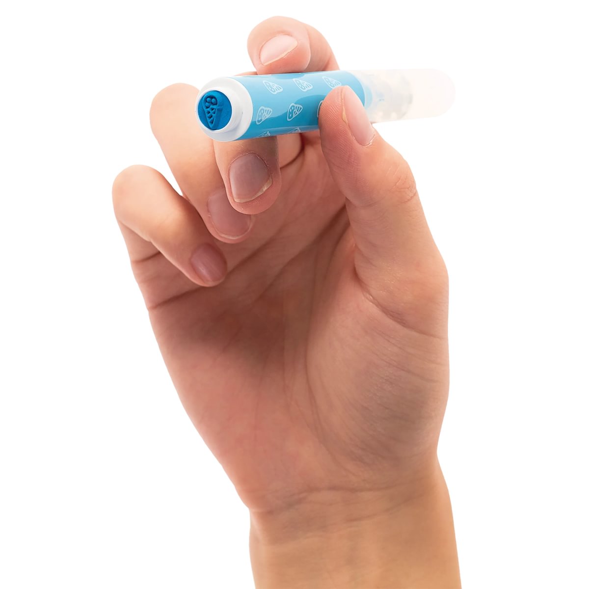 set van 18 stiften met stempel - dubbelzijdig