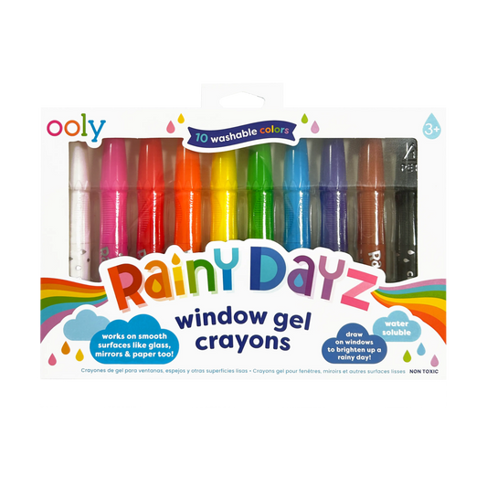 rainy days - set van 10 raamstiften