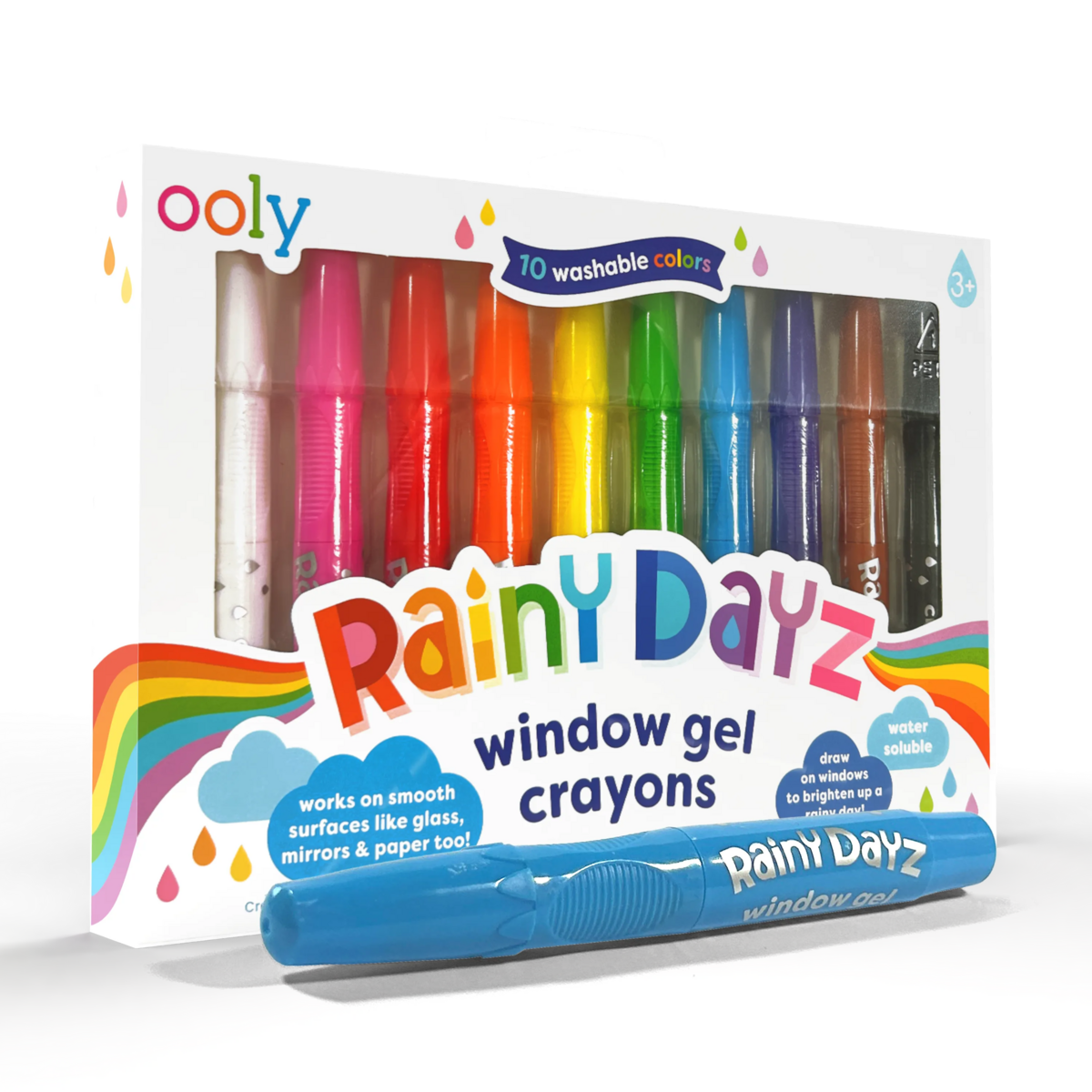 rainy days - set van 10 raamstiften