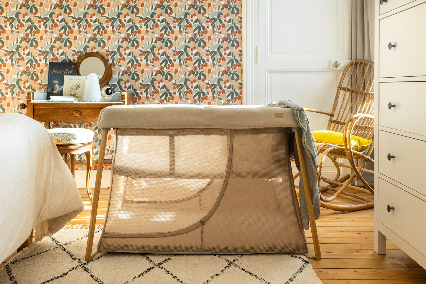 eazy sleep 3 in 1 wieg, reisbed, park - clay