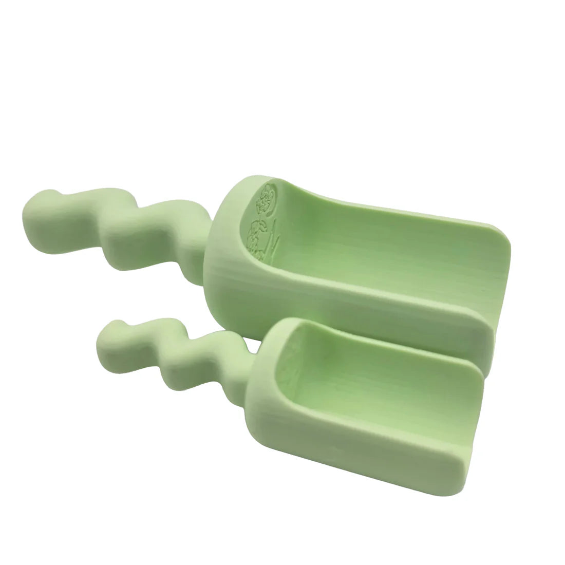 schopje wave - pastel groen XL
