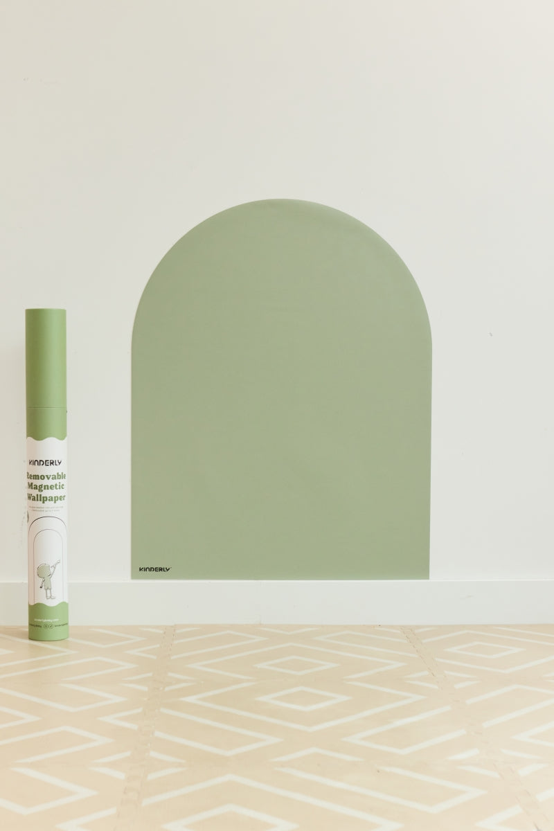 verplaatsbare magnetische muursticker - olive