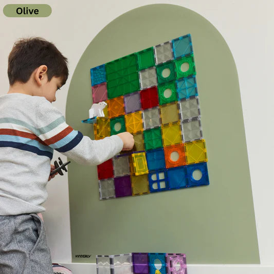 verplaatsbare magnetische muursticker - olive