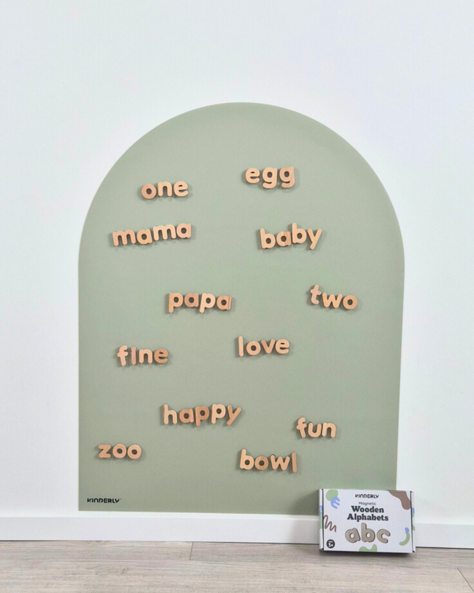 verplaatsbare magnetische muursticker - olive