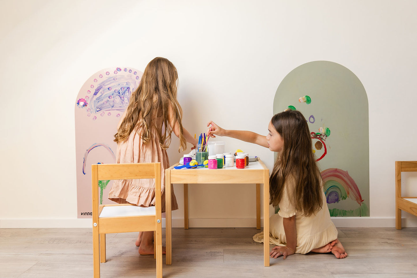 verplaatsbare magnetische muursticker - olive