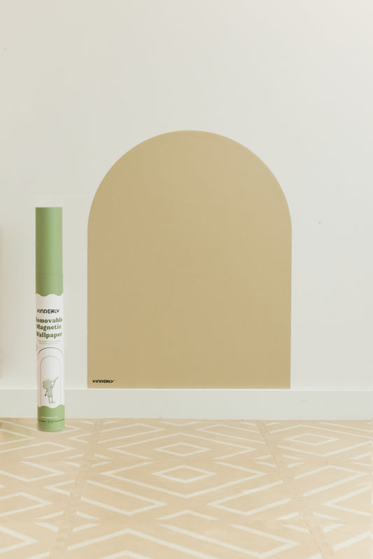 verplaatsbare magnetische muursticker - beige