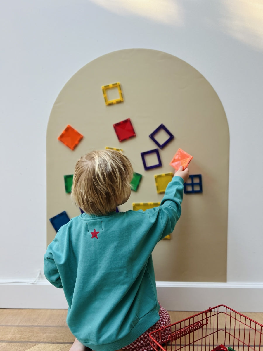 verplaatsbare magnetische muursticker - beige