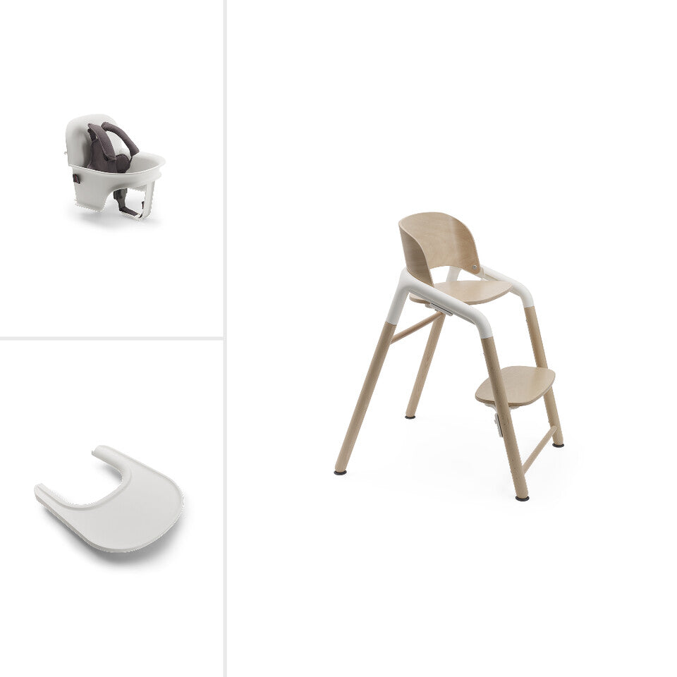 giraffe complete bundel met babyset & tray - verschillende kleuren