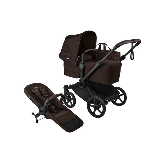 donkey 6 single  - 2-in-1 kinderwagen - cocoa bruin