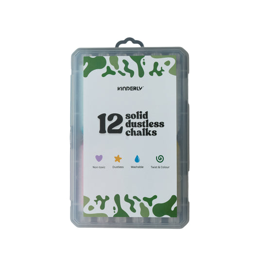 set van 12 krijtjes voor magnetische muursticker