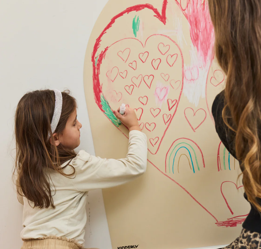 set van 12 krijtjes voor magnetische muursticker