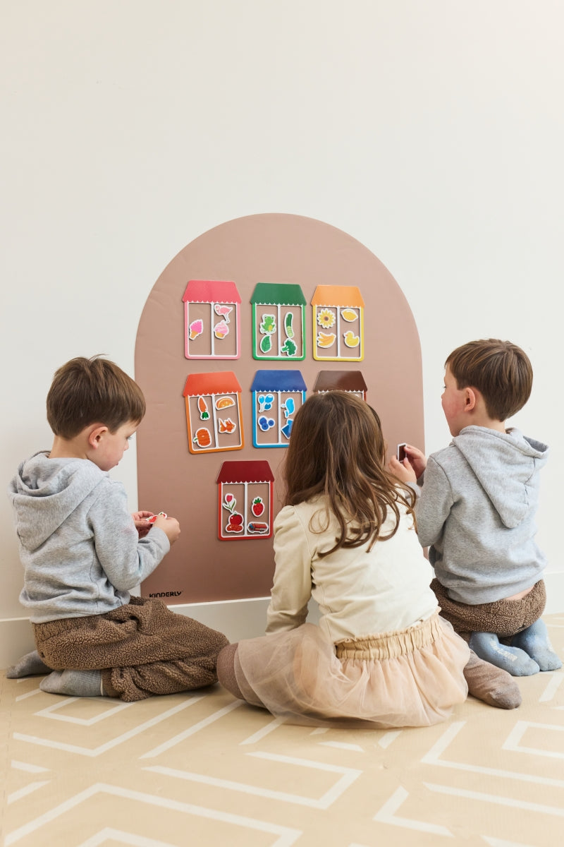 magnetisch kleurenspel voor magnetische muursticker