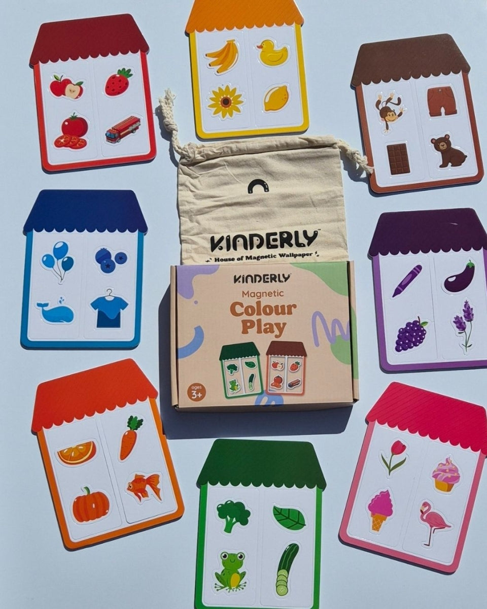 magnetisch kleurenspel voor magnetische muursticker