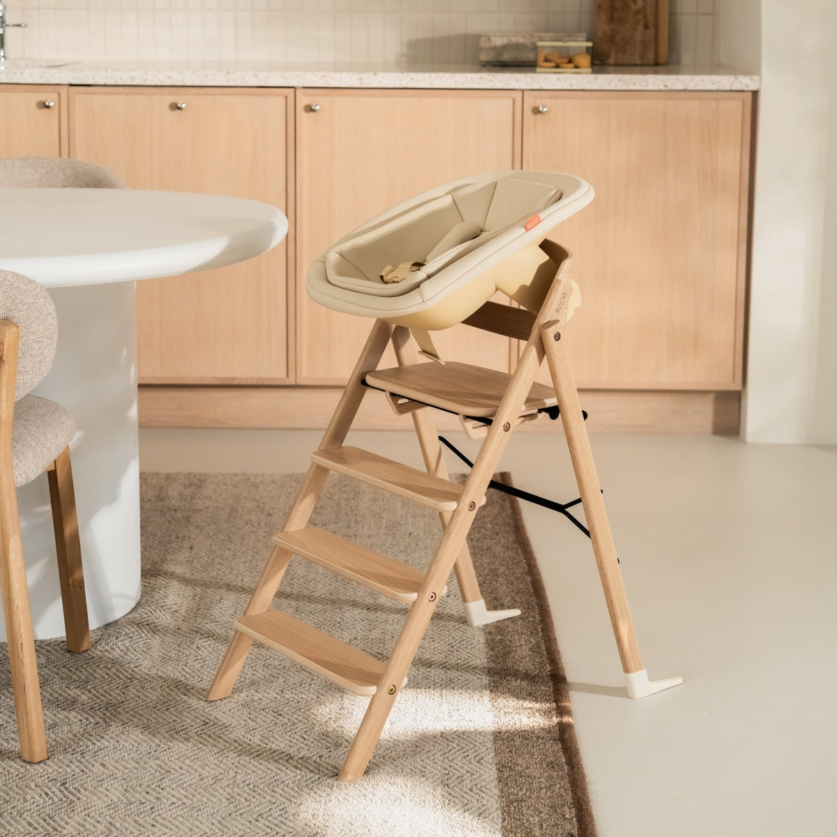newborn seat voor kaos eetstoel - desert sand