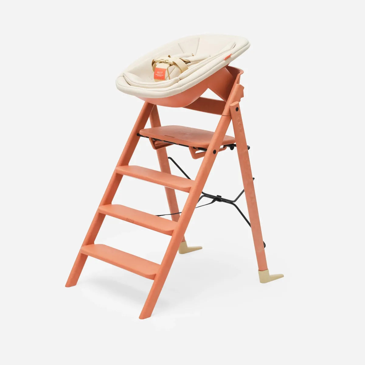 newborn seat voor kaos eetstoel - terracotta pink