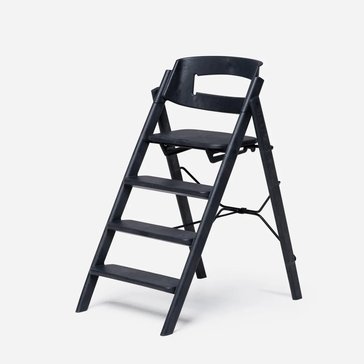 klapp eetstoel - recycled plastic - charcoal black