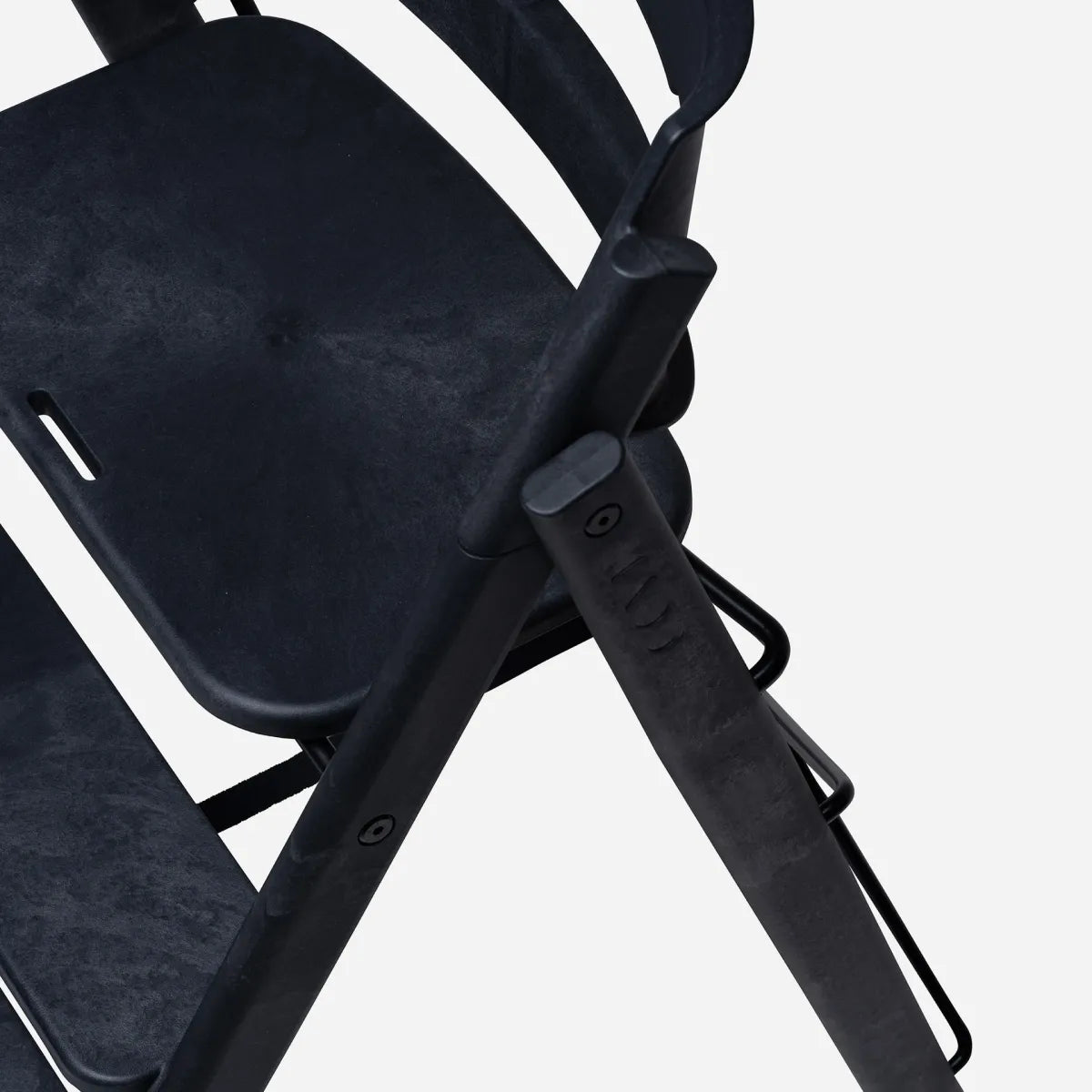 klapp eetstoel - recycled plastic - charcoal black