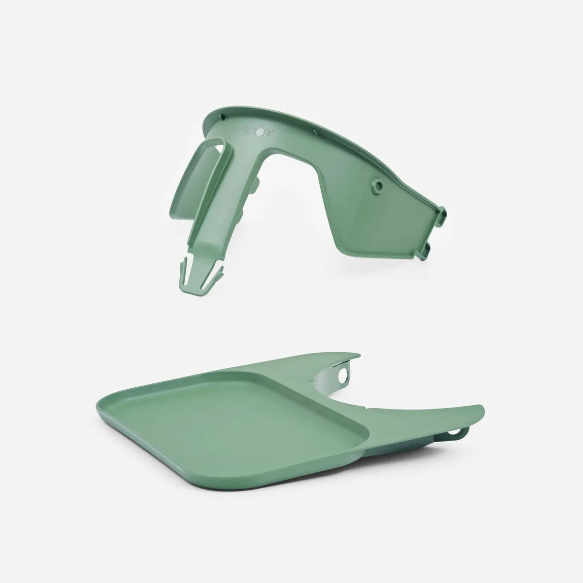 set van beugel & tafelblad - mineral green