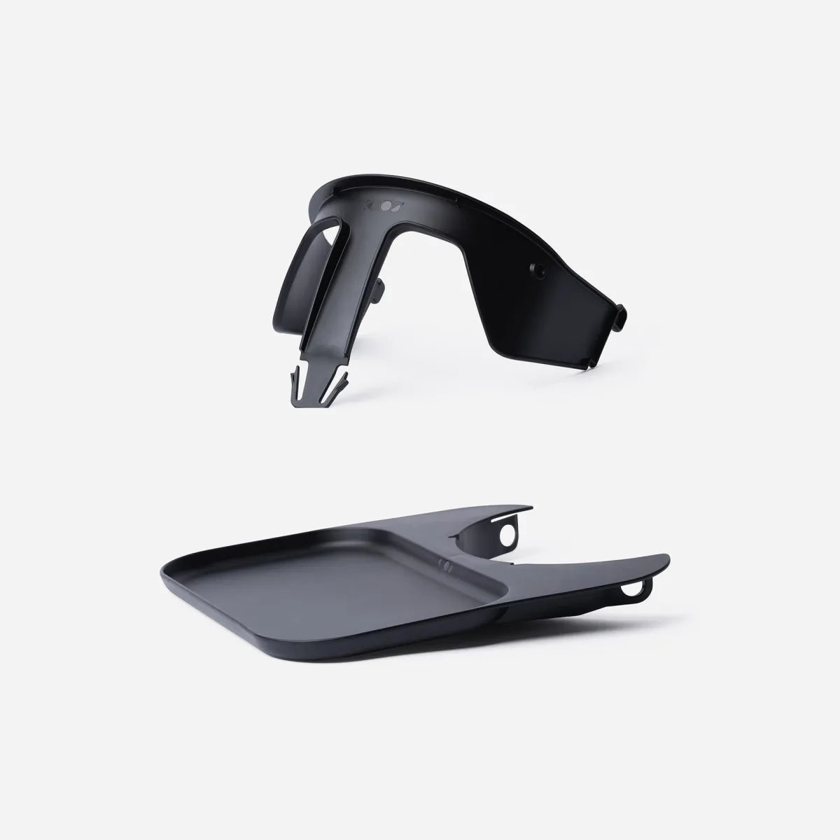 set van beugel & tafelblad - charchoal black