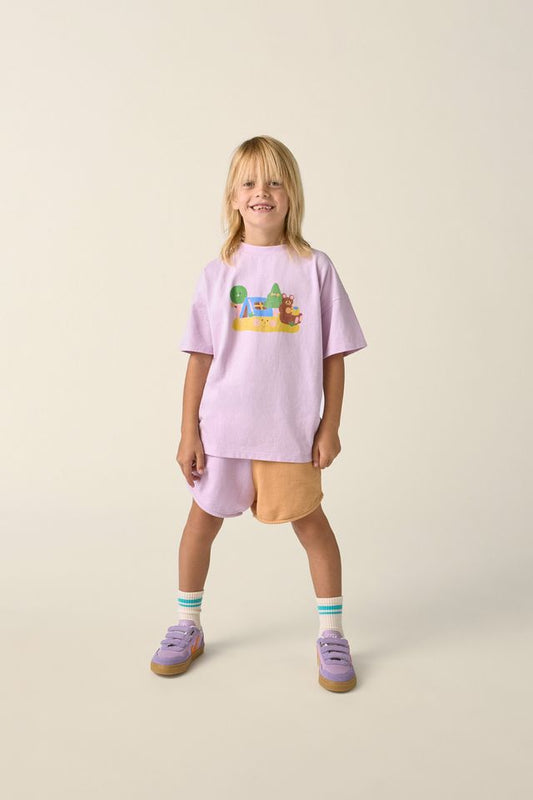 TC capsule color block short 5/6Y