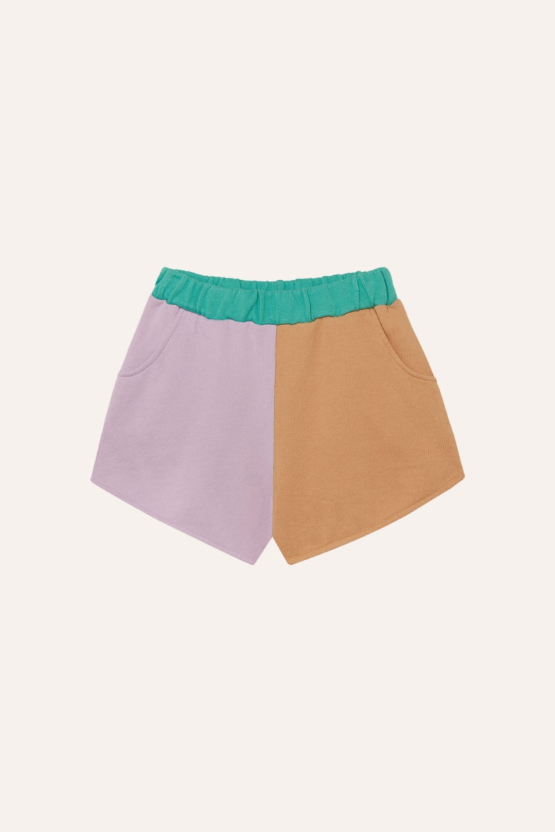 TC capsule color block short - kids