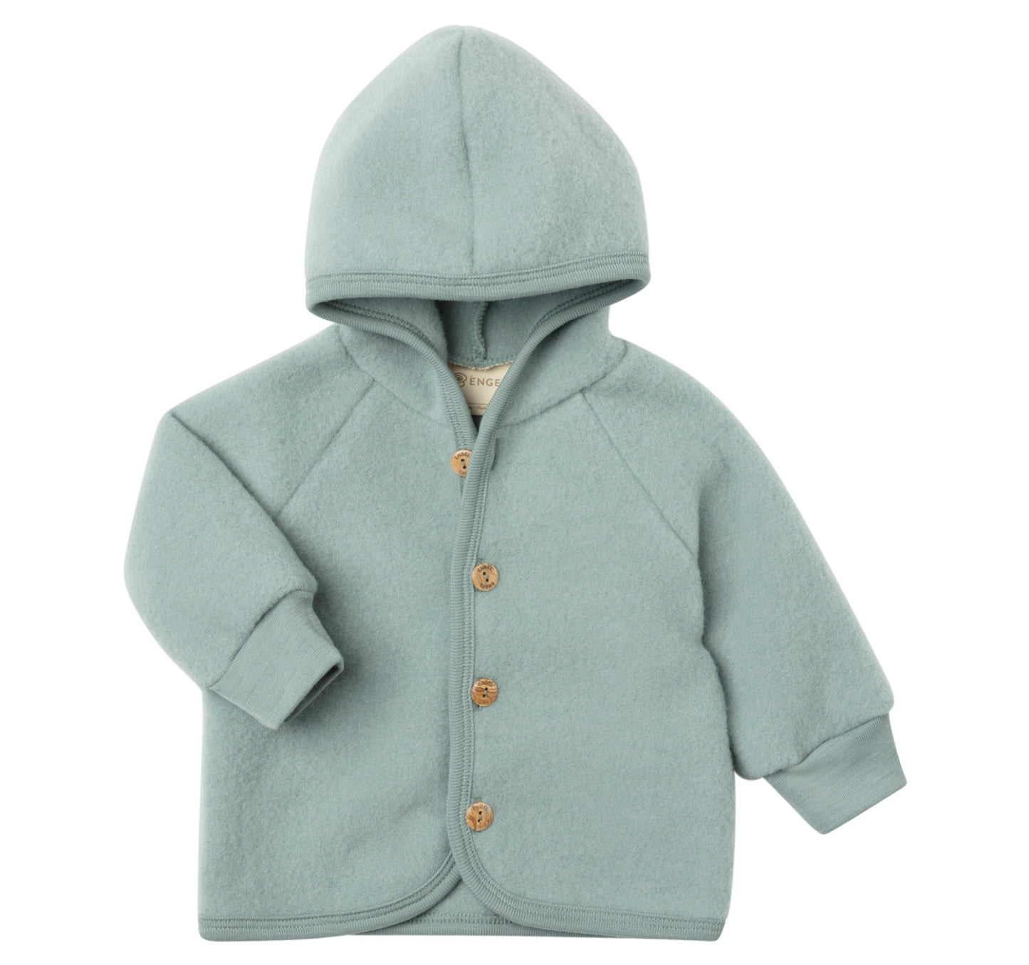 wollen jas - light blue