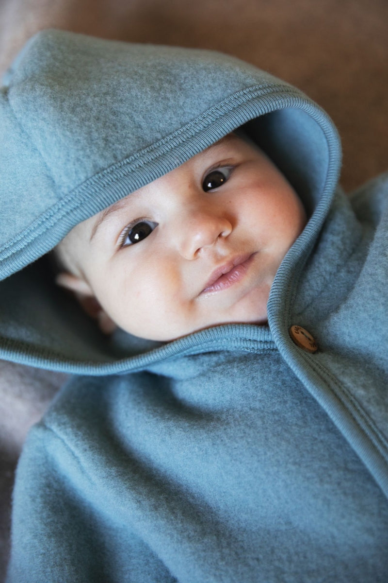 wollen overall - light blue