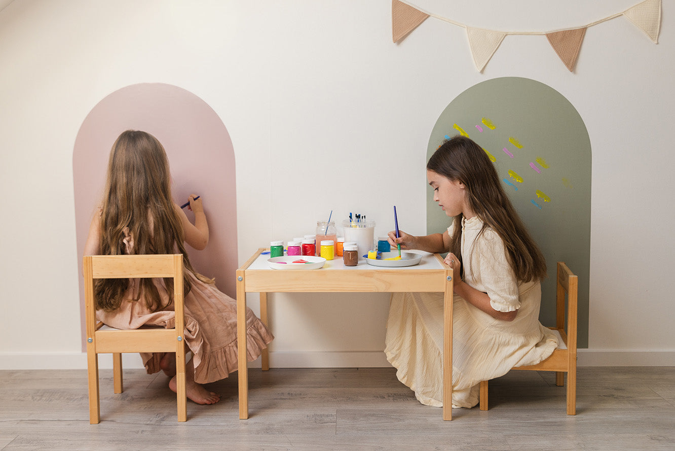 verplaatsbare magnetische muursticker -roze
