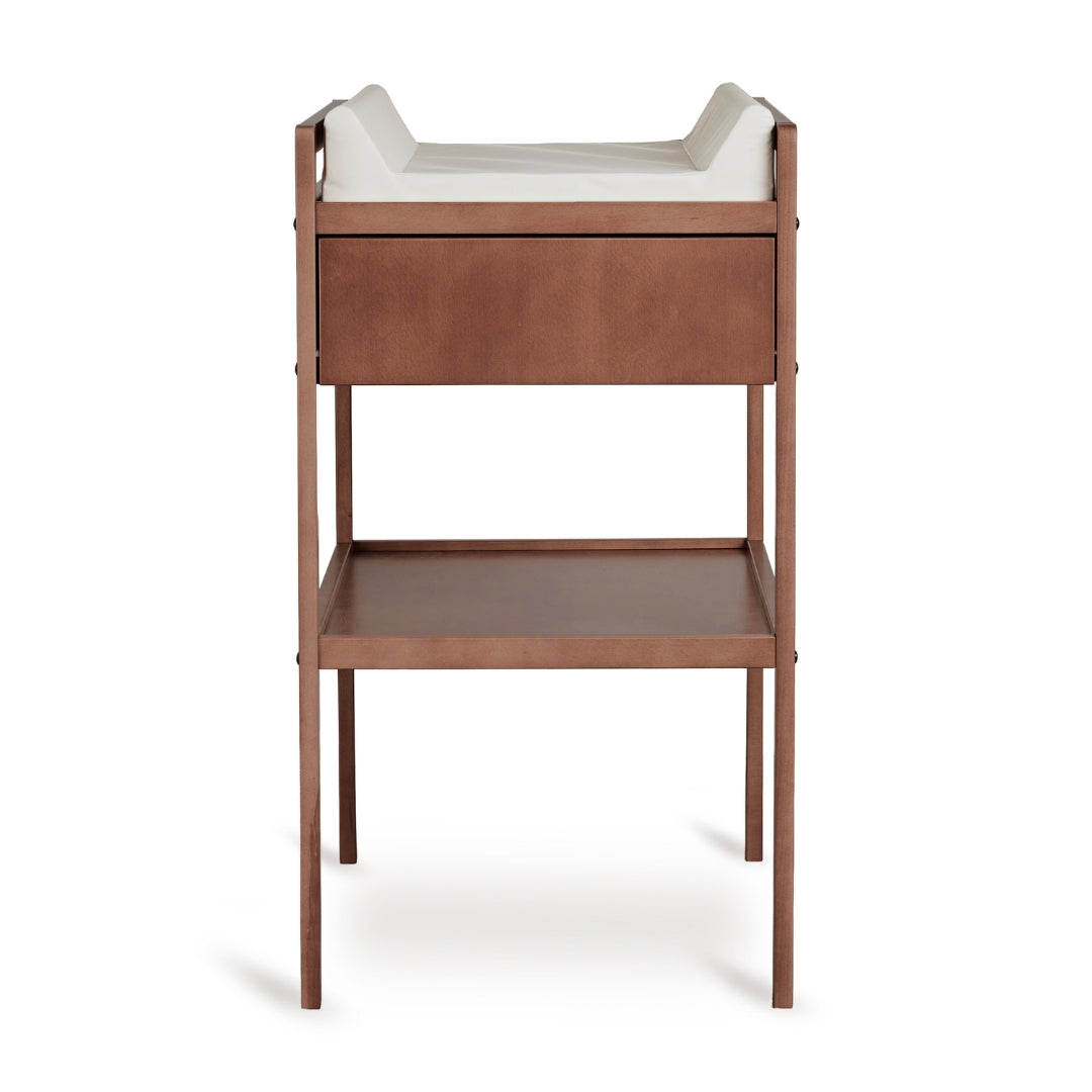 luiertafel mori met lade - walnut