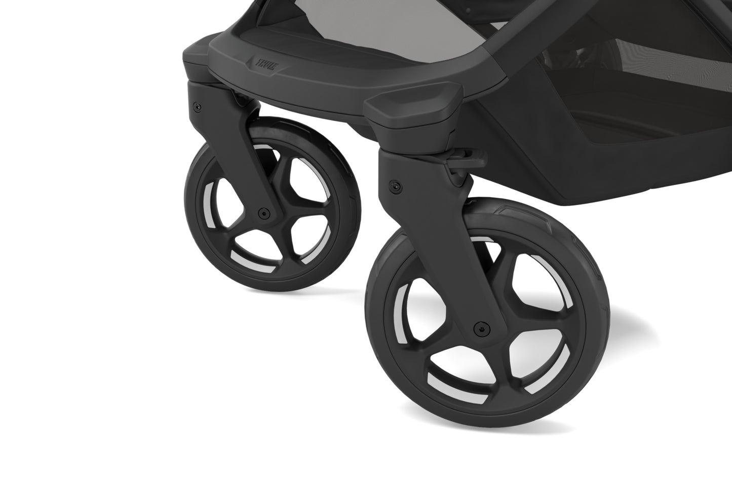 charm kinderwagen - black on black