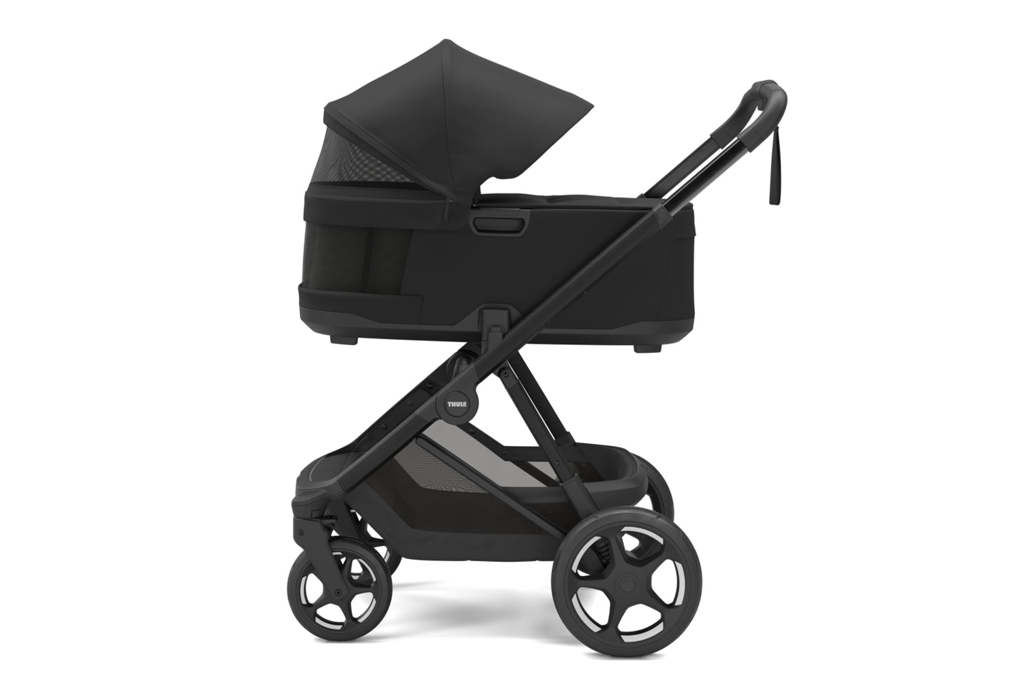 charm kinderwagen - black on black