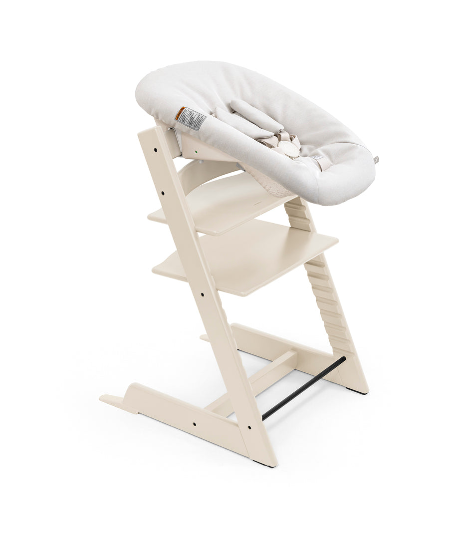 newborn set met speelgoedhanger - vanilla