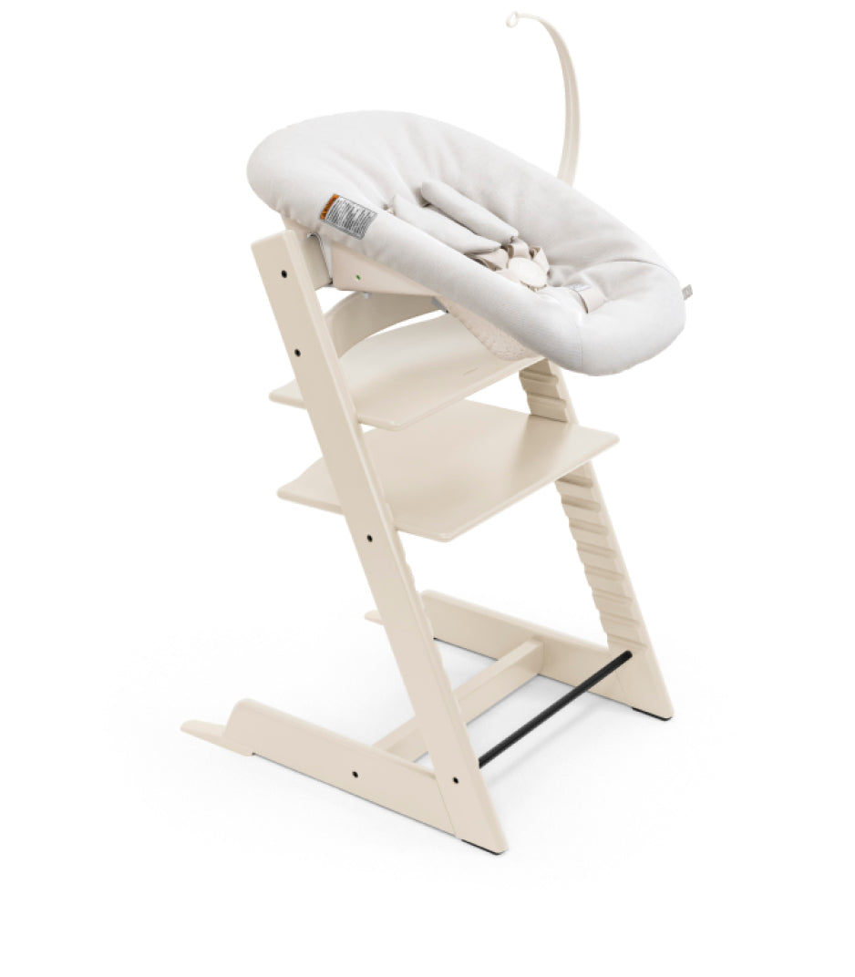 newborn set met speelgoedhanger - vanilla