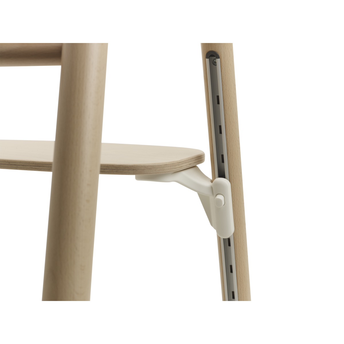 giraffe basis  - neutral wood/white