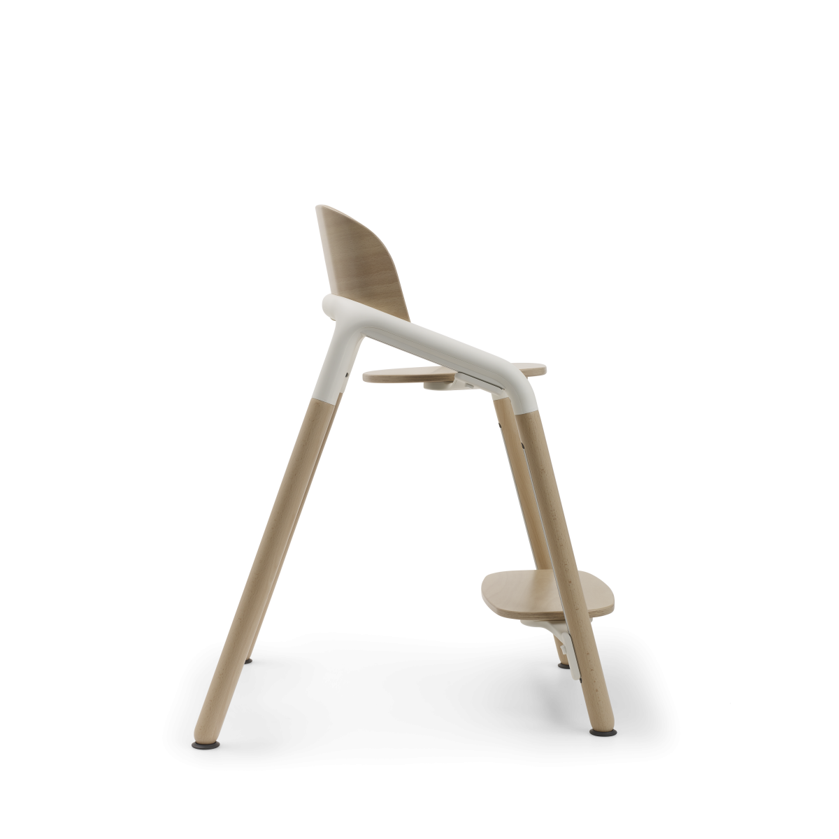giraffe basis  - neutral wood/white