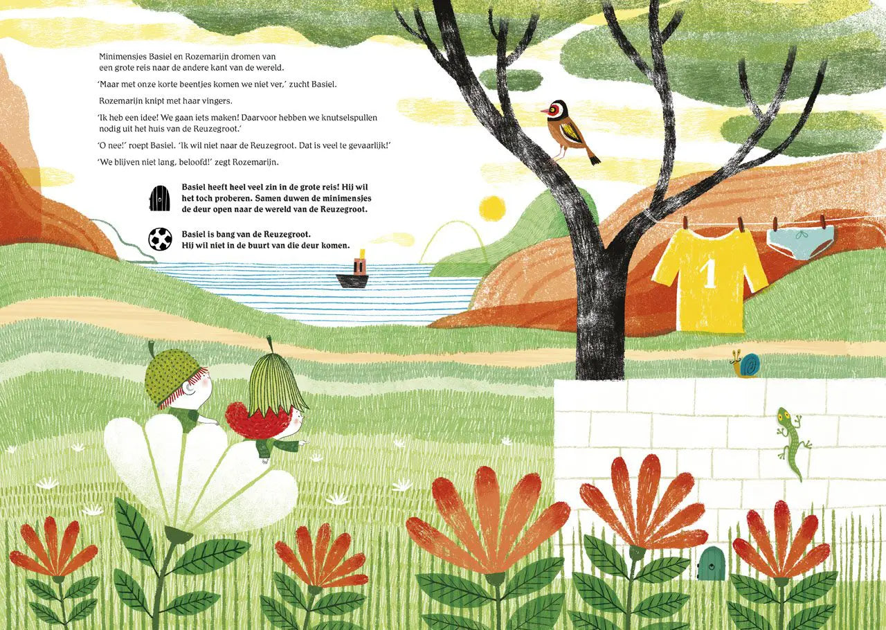 de grote reis van de minimensjes - interactief boek