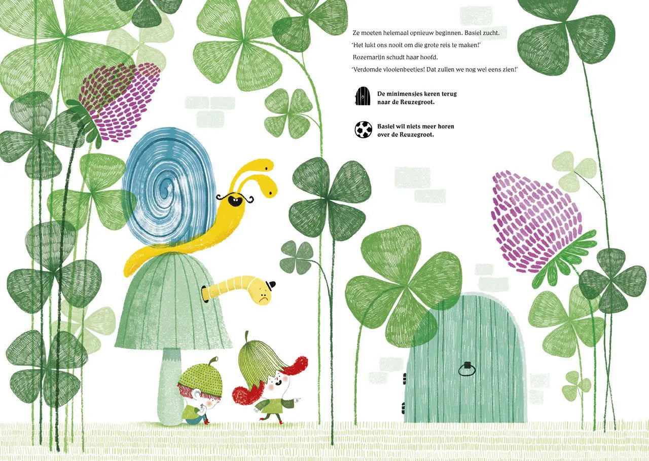 de grote reis van de minimensjes - interactief boek