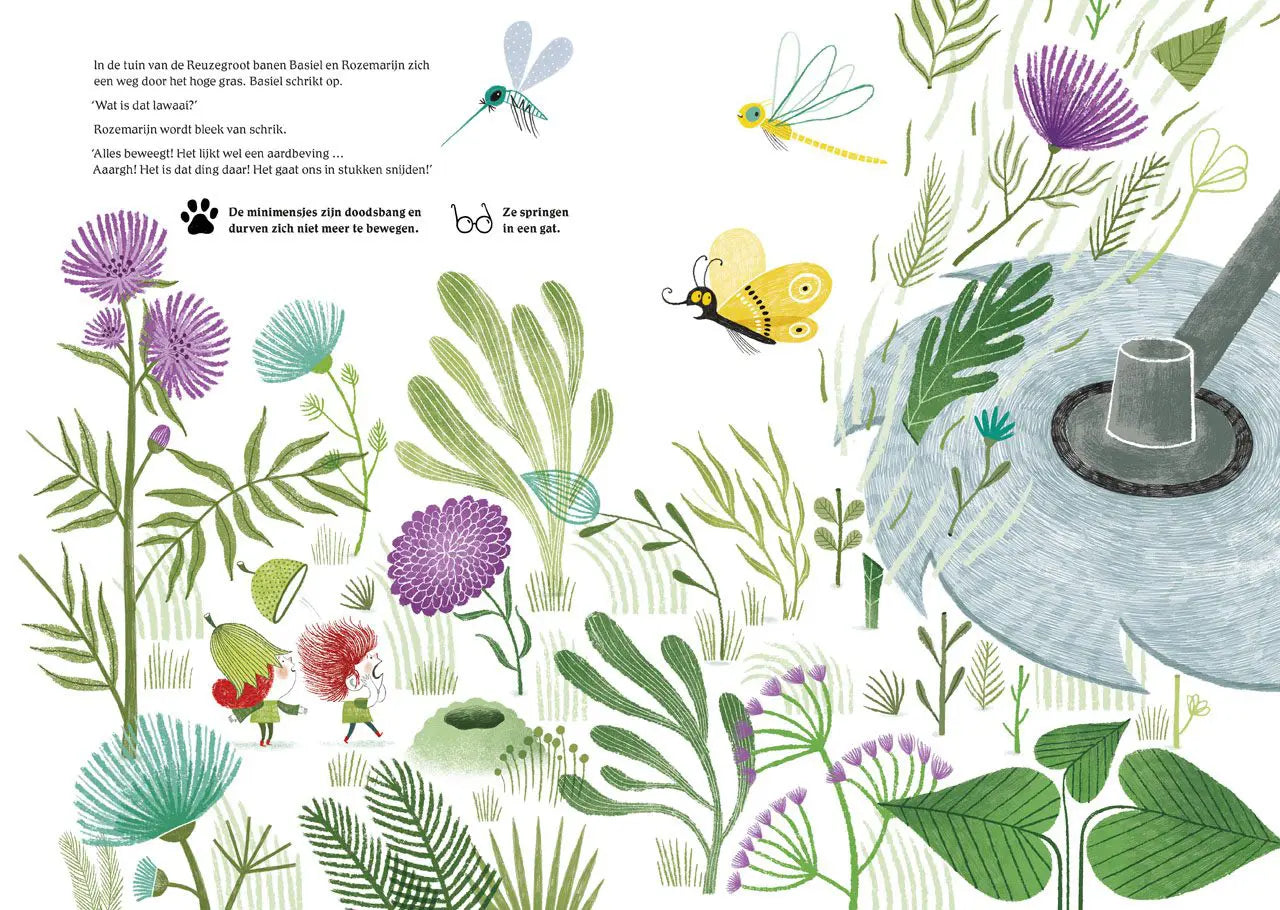 de grote reis van de minimensjes - interactief boek