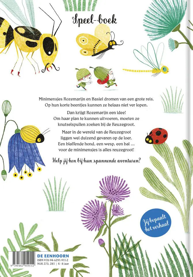 de grote reis van de minimensjes - interactief boek
