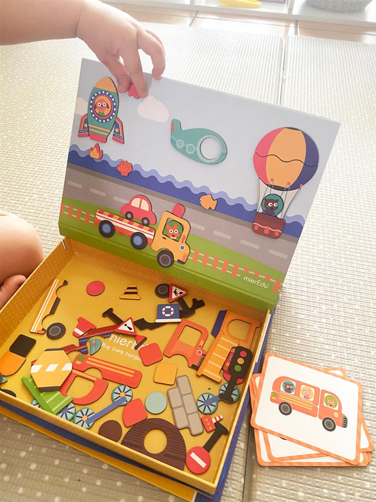 magnetische speeldoos - voertuigen