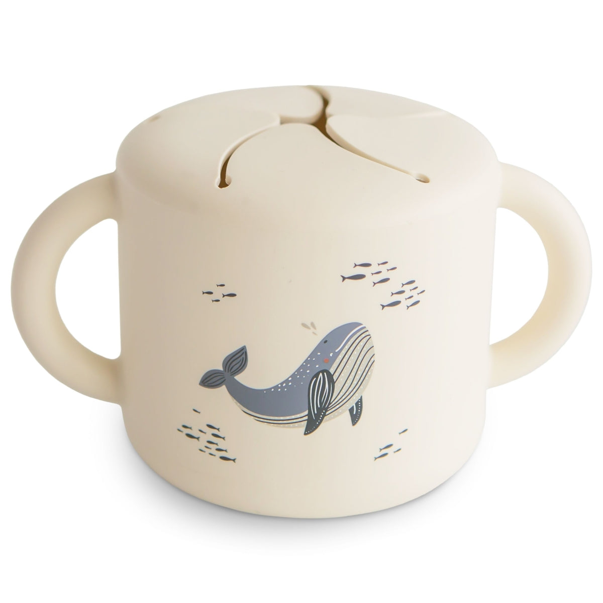 snack beker - whales