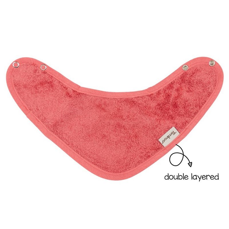 bandana slab - dubbele laag - raspberry rose