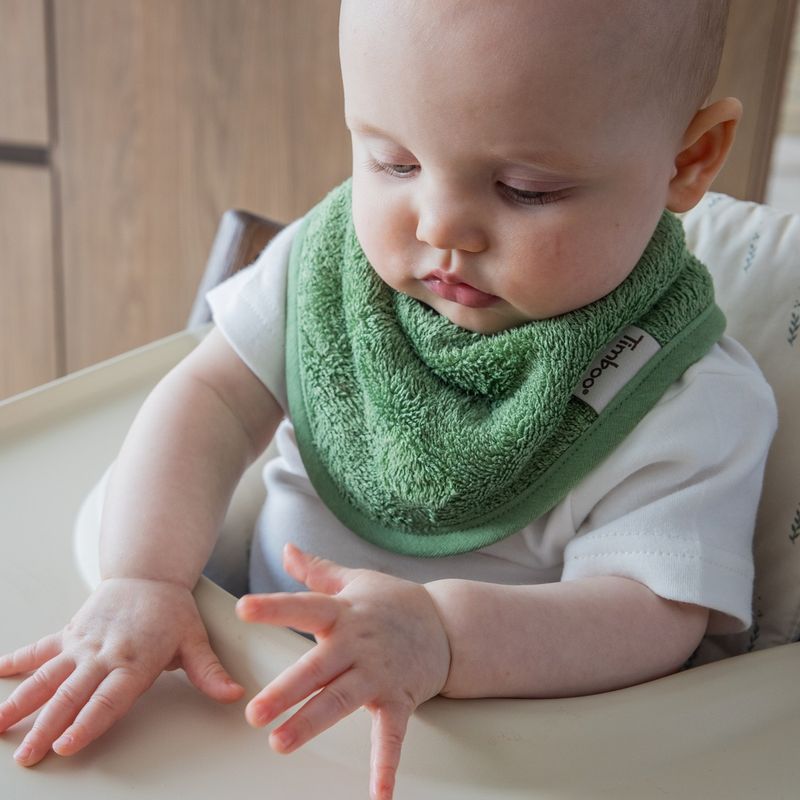 bandana slab - dubbele laag - aloe green