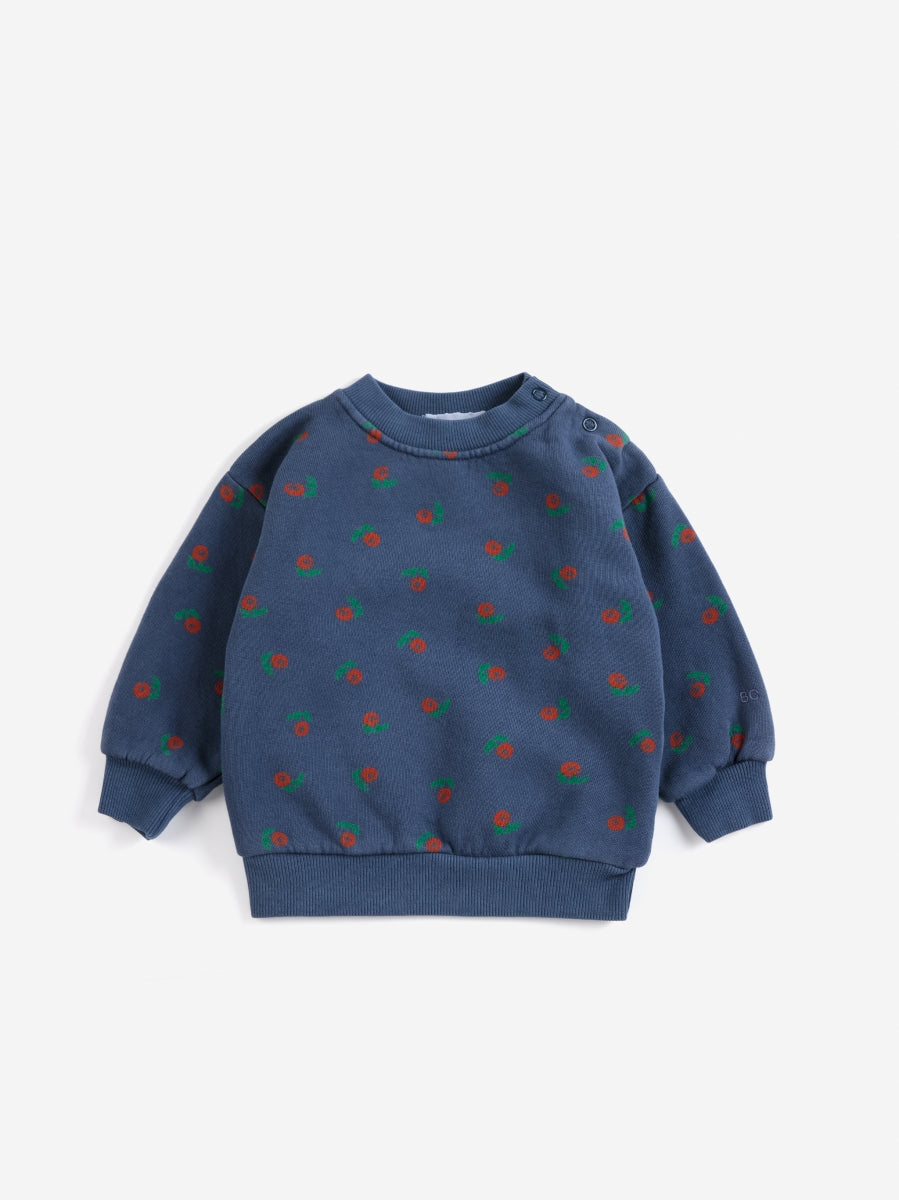 stamp bloom allover sweatshirt