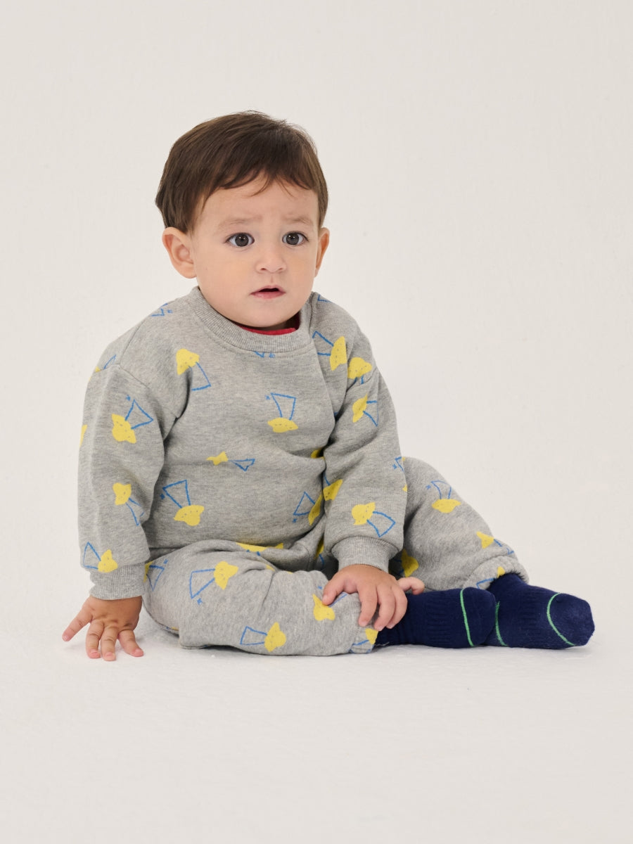 pixel abduction all over jogging pants