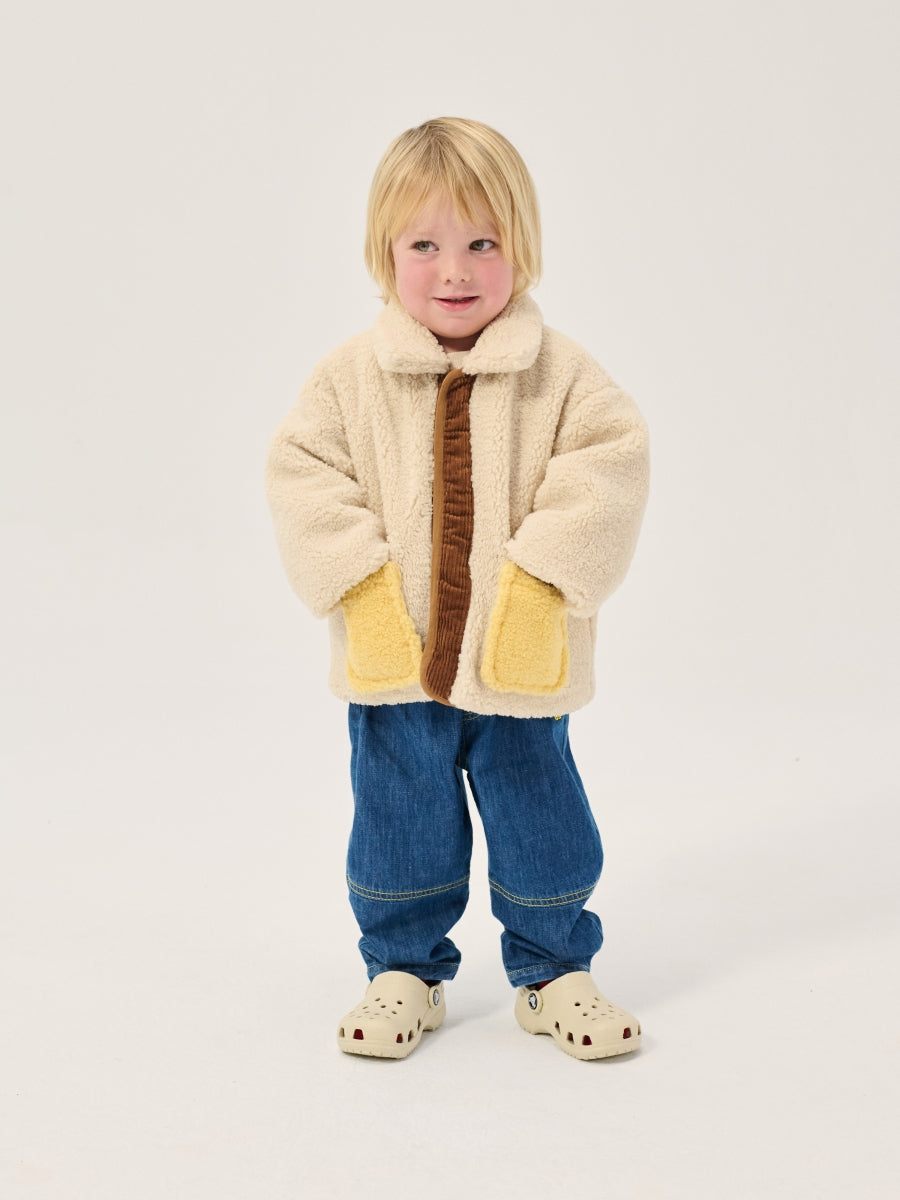 pixel abduction sheepskin reversible jacket