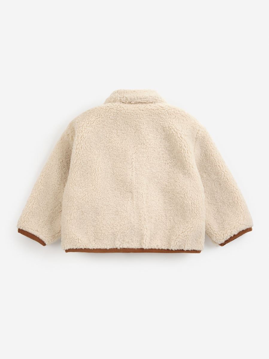 pixel abduction sheepskin reversible jacket