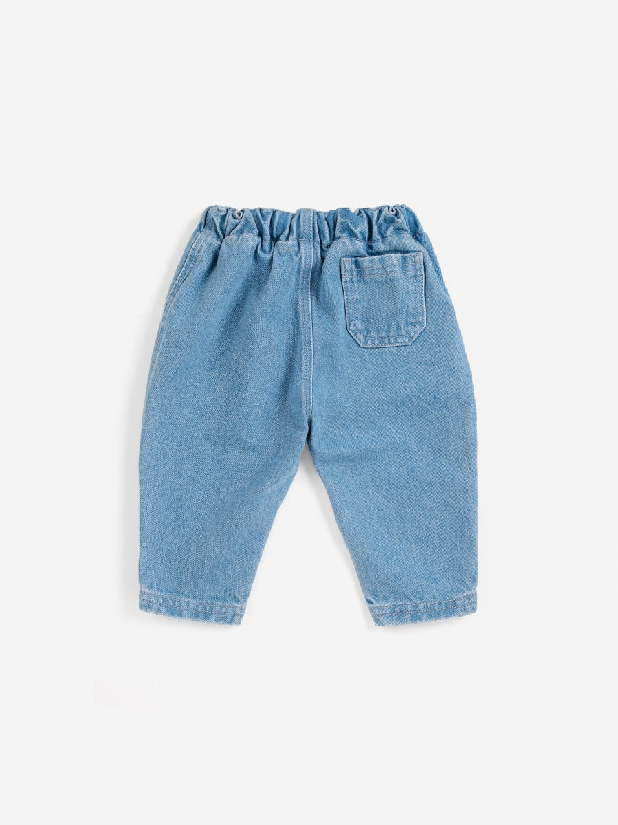 B.C. embossed denim pants