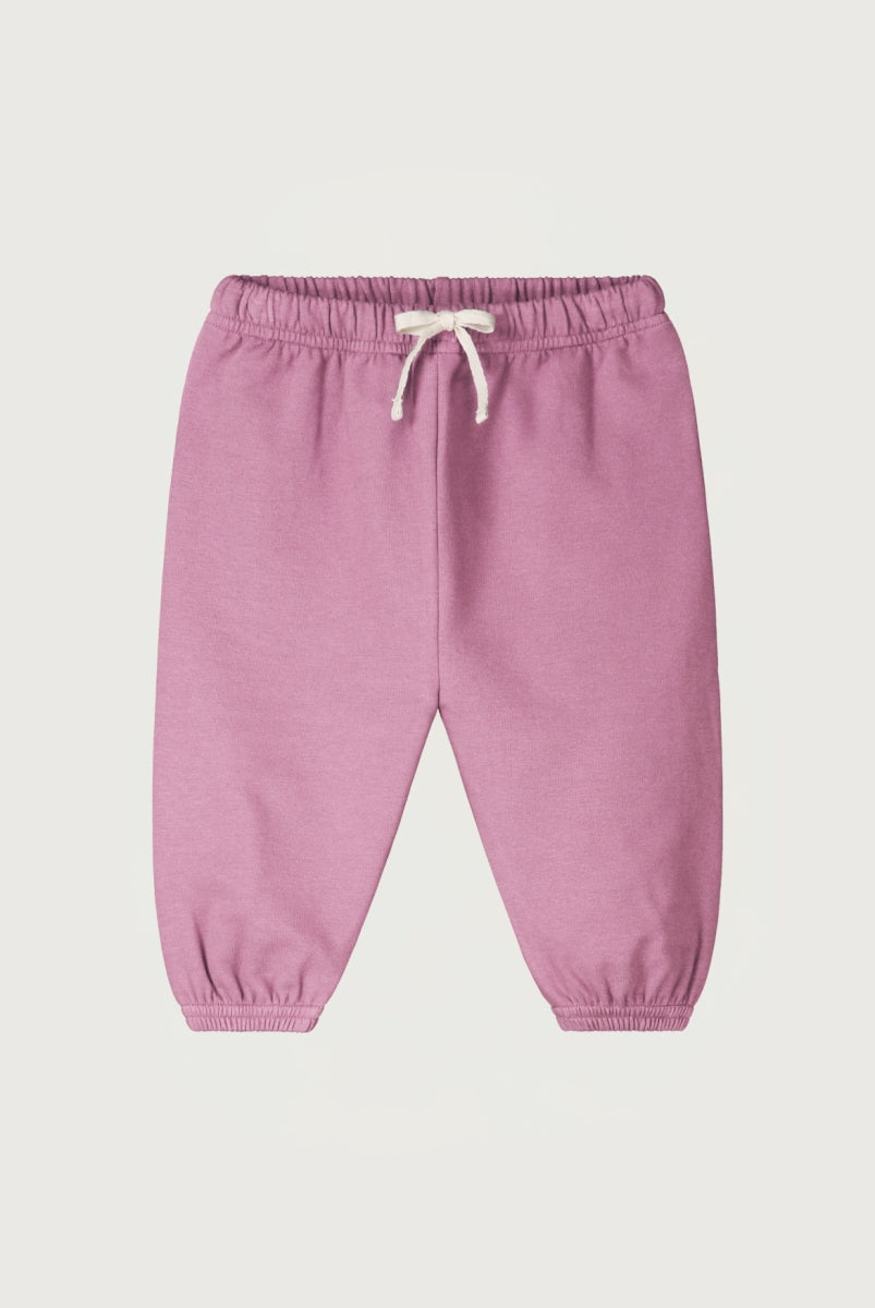 baby track pants - bubblegum